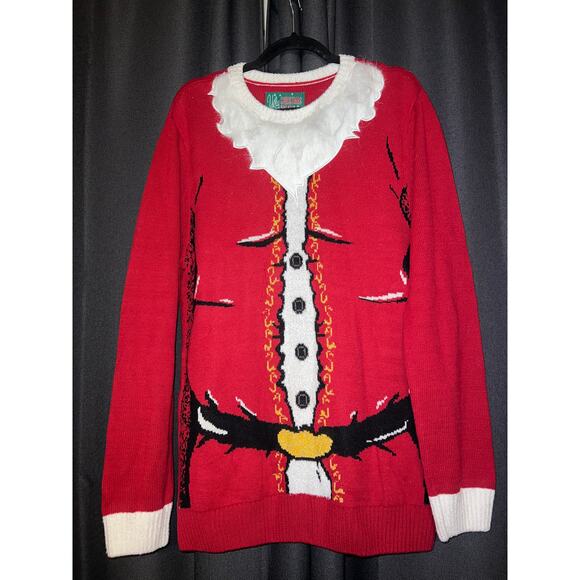 Ugly Christmas Sweater Xmas Size Large - Picture 1 of 3